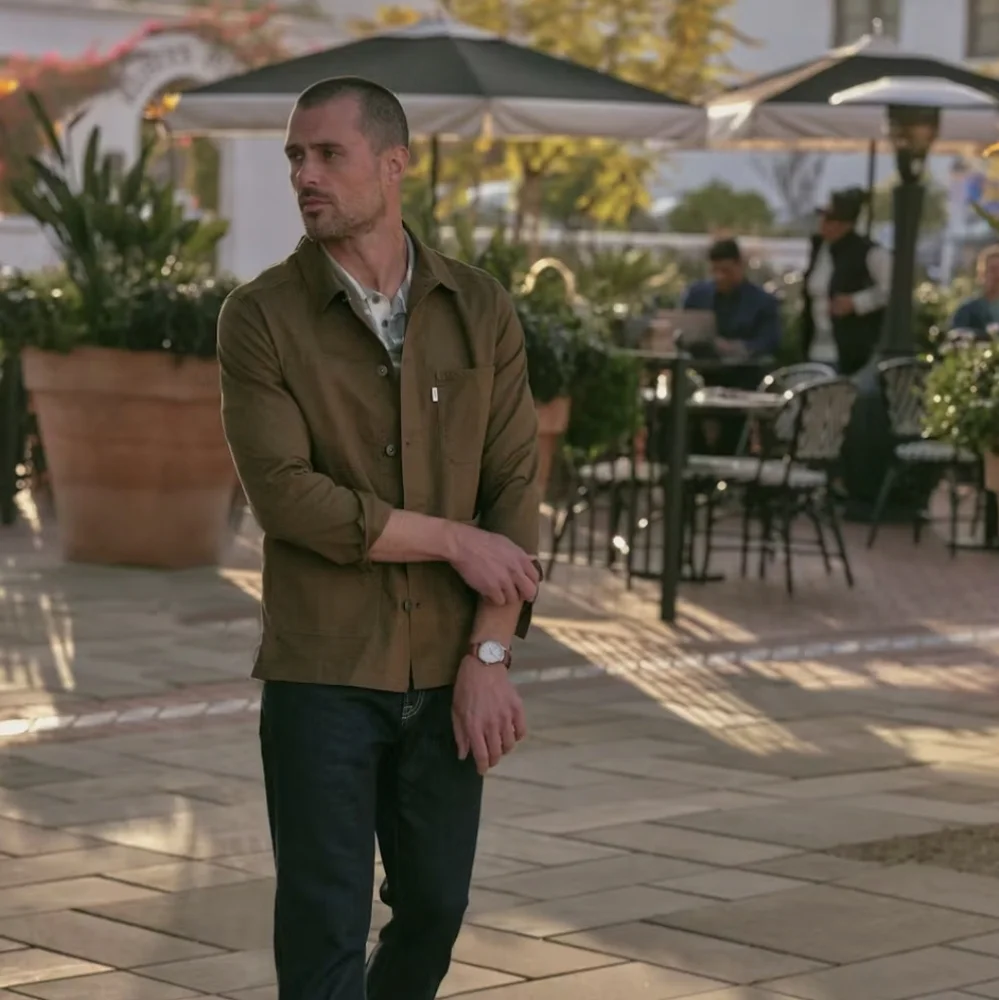 Men's Olive Military Field Jacket - Picture 2 of 15